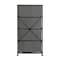 Flash Furniture Black/Gray 4 Drawer Storage Dresser Organizer WX-5L203-X-BK-GR-GG - alternate 3